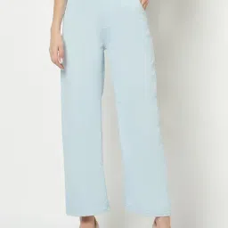 Crimsoune Club Sky Blue Cotton High Rise Jeans-image-16