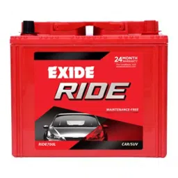 Exide Ride 65 Ah Automotive Battery Suitable for Car, SUV, MUV, RIDE700L/R-image-0