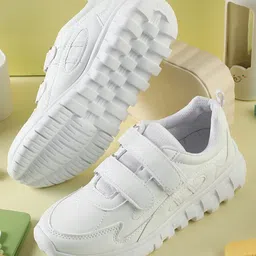 LIBERTY Patch Detailed Lace Up School Shoes - White-picture-28