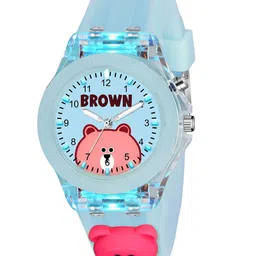 SWADESI STUFF Unisex Kids Dial & Straps Analogue Multi Function Watch MULTI LIGHT BLUE PANDA-picture-18