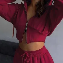 LULU & SKY Hooded Top With Trousers Co-Ords image 3