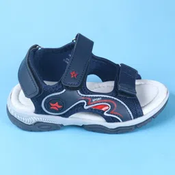 Cute Walk by Babyhug Sandal With Velcro Closure - Navy Blue image 4