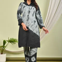 AUTUMN LANE Sana Ash Dyed Pure Cotton Tunic & Trousers Co-Ords-picture-26