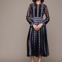 Label Ritu Kumar Print Shirt Midi Dress-picture-25