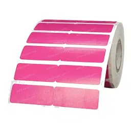 Tudko 35x15 mm 80 GSM 2 UP Self Adhesive Paper Label Pink (Pack of 2 Pcs) image 3