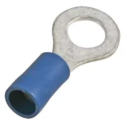 MULTICOMP PRO Ring Crimp Terminals TERMINAL, RING TONGUE, #10, CRIMP, BLUE, MC29573 (Pack of 100)-picture-13
