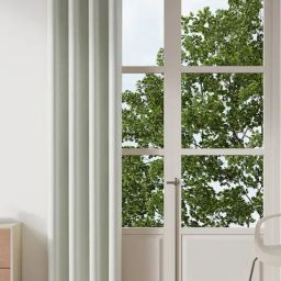 Ddecor Live Beautiful Grey Polyester 9 ft Long Door Curtain-picture-9