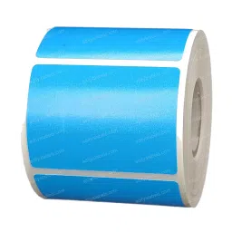 Tudko 55x40 mm 80 GSM 1 UP Self Adhesive Paper Label Blue (Pack of 2 Pcs) image 2