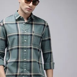 U.S. Polo Assn. Denim Co. Checked Pure Cotton Casual Shirt-picture-34