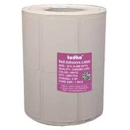 Tudko 38x25 mm 80 GSM 2 UP Self Adhesive Paper Label White-picture-48