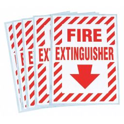 BRADY 7x5 inch Vinyl Label Sign Mounting, 3XET9 (Pack of 5)-picture-13