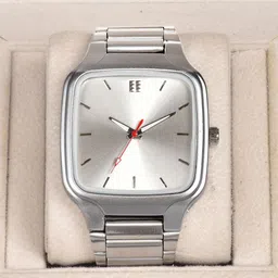 SWADESI STUFF Men Dial & Bracelet Style Straps Analogue Watch SDS 158 SILVER 99-picture-10