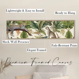 Art Street Green & Multicoloured Single Piece Canvas Other Wall Paintings image 5