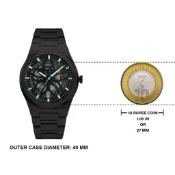 Oblik Velocity Black Analog Watch For Men image 4