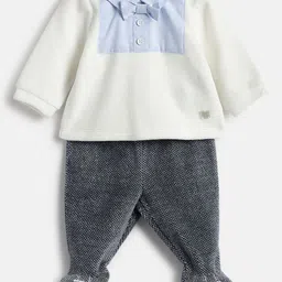 Chicco Boys Colourblocked Peter Pan Collar Sweatshirt With Leggings-image-32