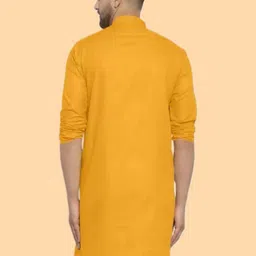 ANUJ FASHION Men Solid A-Line Kurtas image 2