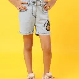 Tales & Stories Kids Light Blue Printed Shorts-picture-24