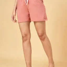 YU by Pantaloons Grey & Peach Cotton Shorts - Pack Of 2 image 2