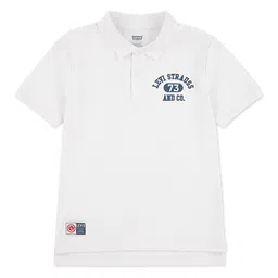 Levis Boys Brand Logo Printed Polo Collar Cotton T-shirt-picture-23