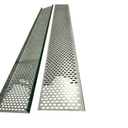 NKE Perforated Cable Tray Pre GI Silver 2.5 m Length Ms Powder Coating 150 X 50 X 1.6 mm Size Wall Mount for Industrial Use image 2