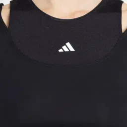 Adidas Black Printed Crop Top image 5