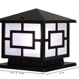 ATHARV DECOR Aluminum Cast E27 Rust-Resistant Waterproof Light (Black) - Pack of 4 (Bulbs not Included) image 4