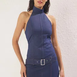 Trendyol Women Solid Bodycon Mini Dress-picture-10