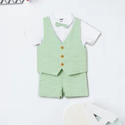 Max Boys Shirt & Shorts With Waistcoat Clothing Set-picture-35