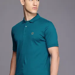 Louis Philippe Polo Collar Pure Cotton T-shirt image 3