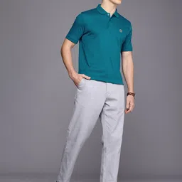 Louis Philippe Polo Collar Pure Cotton T-shirt image 5