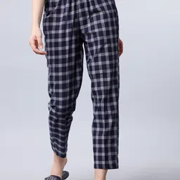 Vishudh Women Checked Trousers-picture-2