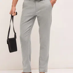 THE BEAR HOUSE Men Slim Fit Trousers-image-77