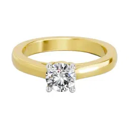 Sparkles Lab Grown Diamond 14k (585) Yellow Gold Ring for Women-picture-24