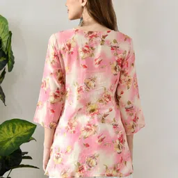 HARIKS Printed Round Neck Tunic & Trousers Co-Ords image 3