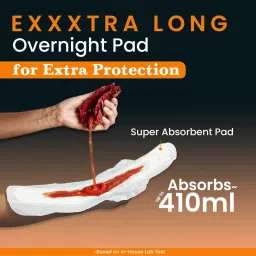 Everteen XXXL Relax Nights Ultra-Thin Overnight Sanitary Pads For Heavy Flow image 3
