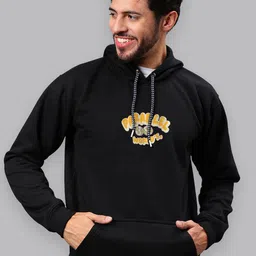 Mad Over Print Men Printed Hooded Sweatshirt image 2