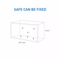 OZONE 30 L Digital Safe Locker for Home (Black) image 5