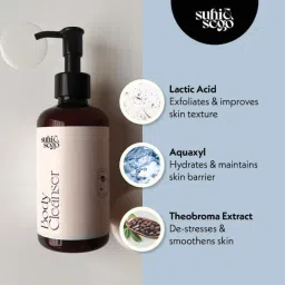 Suhi & Sego Fresh Reset Body Cleanser With Lactic Acid, Hydrates & Exfoliates, Sls & Paraben Free image 3