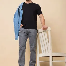 Stylox Men Jean Slim Fit Mid-Rise Light Fade Jeans image 2