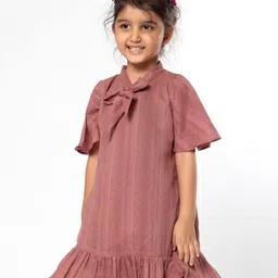 Tura Turi Girls Flared Sleeve Drop-Waist Dress-picture-41