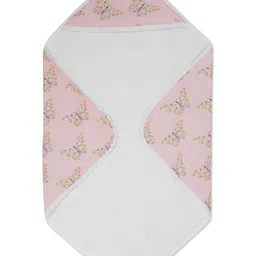 haus & kinder Pink & White Printed 550 GSM Terry Cotton Bath Towel-picture-23