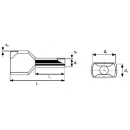 Knipex 97 99 377 Twin Wire Ferrule with Plastic Collar 50 Pcs image 3