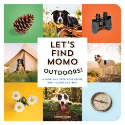 penguin random house Let's Find Momo Outdoors!: A Hide-and-Seek Story Board Book By Andrew Knapp - English-picture-15