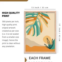 walllane Modern Wall Art With Frame Home Decor Wall Painting For Living Room Office Bedroom image 5