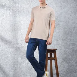 Crimsoune Club Men Straight Fit Mid-Rise Heavy Fade Stretchable Jeans-image-19