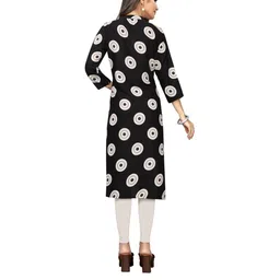 SAARAH Geometric Printed Straight Kurta image 4