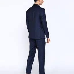 park avenue Men 2 Piece Set Self Design Suit image 4