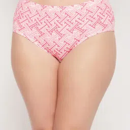 Clovia Pink Printed Hipster Panty-picture-30