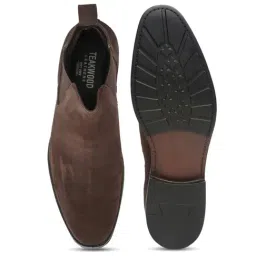 Teakwood Leathers Men's Brown Chelsea Boots image 4