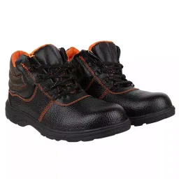 Hitman Zed Plus PVC Safety Shoes High Ankle Size UK 7 Black, hzed-picture-24